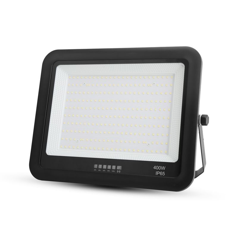 Lampu Halaman Surya Luar Ruangan Lumen Tinggi IP65 Kontrol Aluminium Lampu Sorot Led Surya