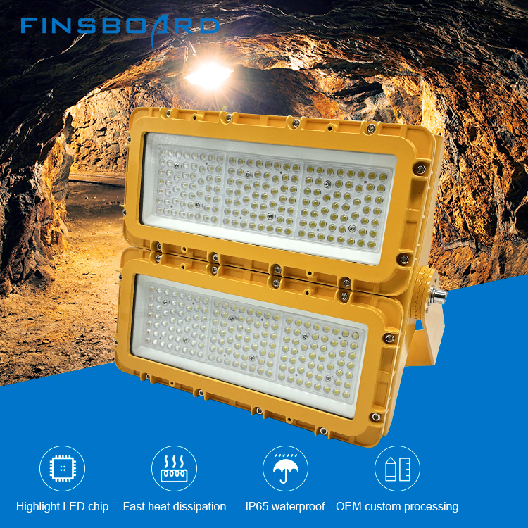 Pabrik Lokakarya Aluminium Tempered Glass LED Lampu Proof Led 150W 300W 600W