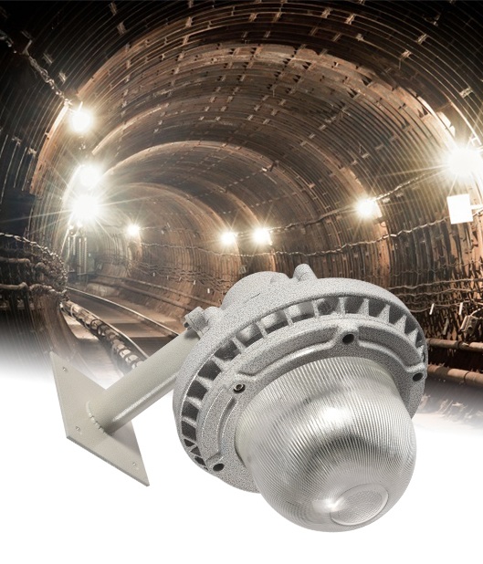 IP65 Lampu tahan air industri kimia tahan ledakan 120w