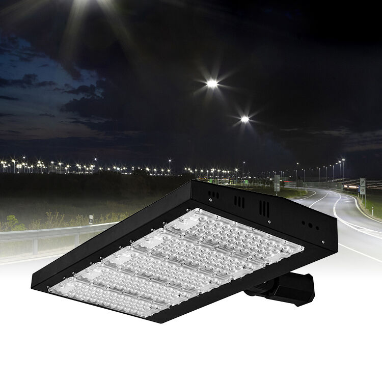 Lampu Kotak Sepatu Tahan Air Ip66 Penerangan Jalan Taman Aluminium 200w 300w 400w 500w Lampu Jalan LED