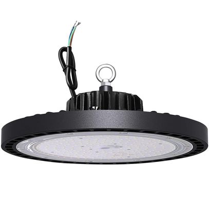 Lampu High Bay UFO Kustom 100W 150W 200W IP65 Tahan Air dengan LED SMD 3030 untuk Gudang dan Pabrik