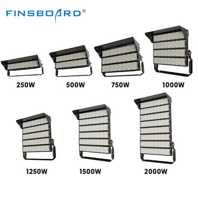 Custom 130lm/w 50000 Jam IP67 LED Stadium Lampu untuk Arena Field dengan 3 Modul