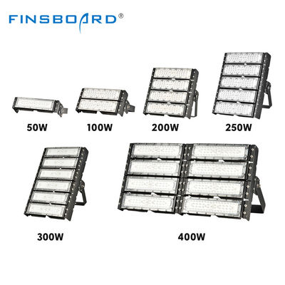 50W hingga 600W Lampu Banjir Luar Ruang Lampu Banjir Led Luar Ruang