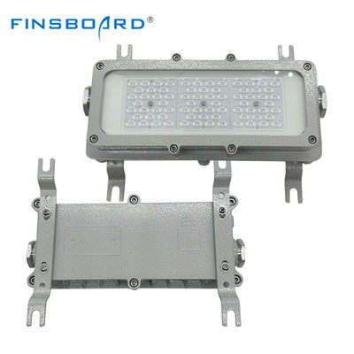 Ip66 Atex Disetujui Led Pencahayaan 50w Lampu depan tahan ledakan