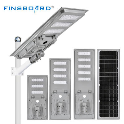 Menghemat energi Waterproof Outdoor IP65 All in One Smart Energy LED Lighting Terintegrasi Lampu Jalan Surya 60W 80W 100W