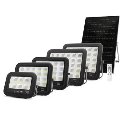 Kecerahan Tinggi LED Lampu Surya Remote Control Aluminium Ip67 Waterproof 100w 200w 300w 400w 500w