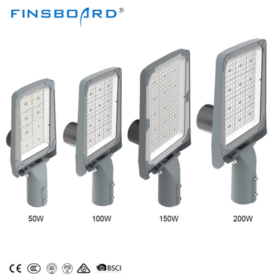 Ip67 Die-Cast Aluminium 50w 100w 150w 200w Light Control Terintegrasi Led Street Light